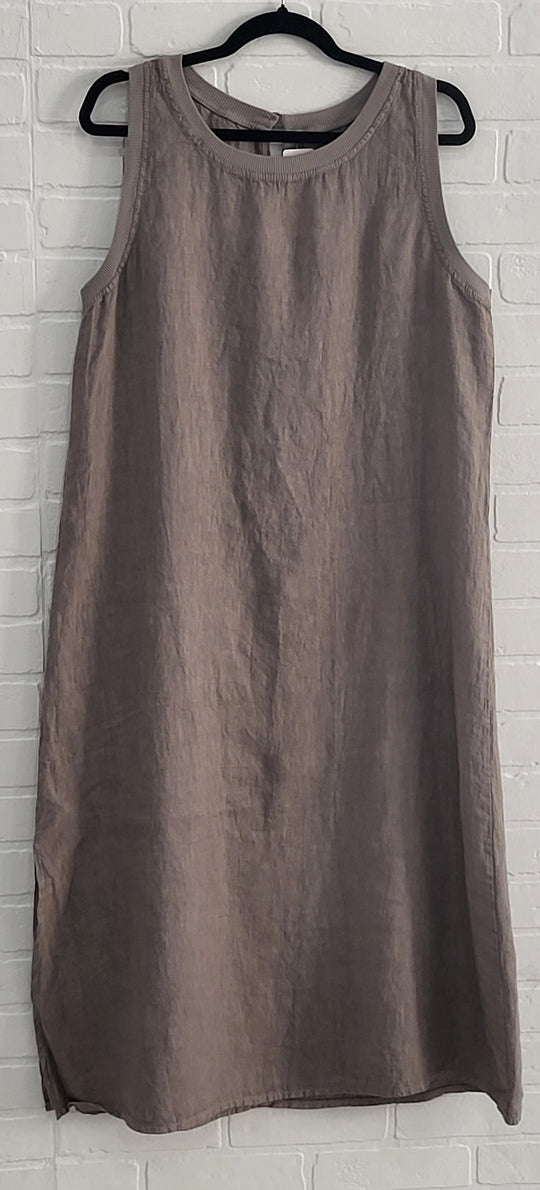 Florence Essential Sleeveless Linen Dress