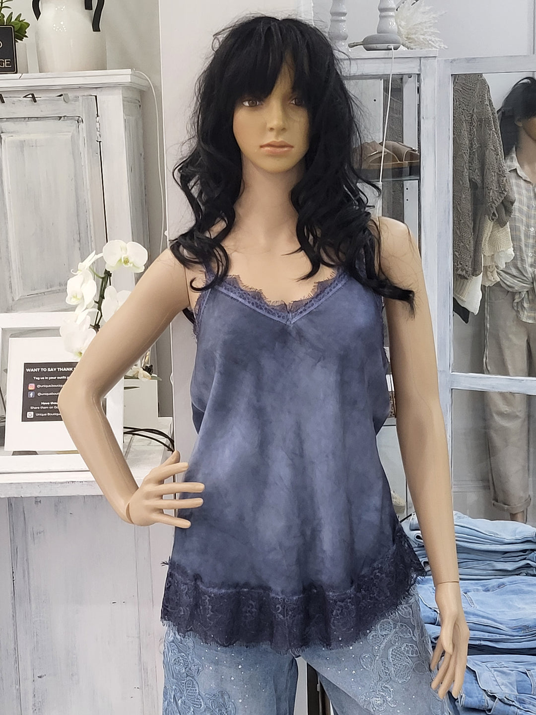 Satin Tank Top