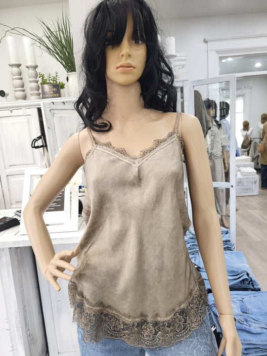 Satin Tank Top