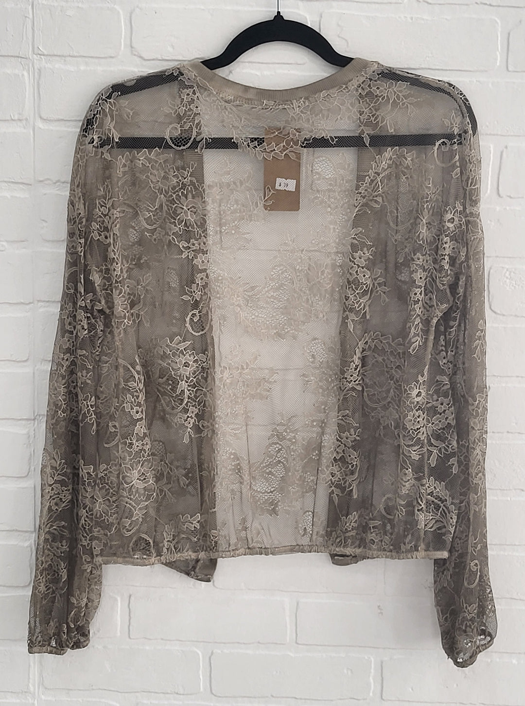 Lace Button -Up Top