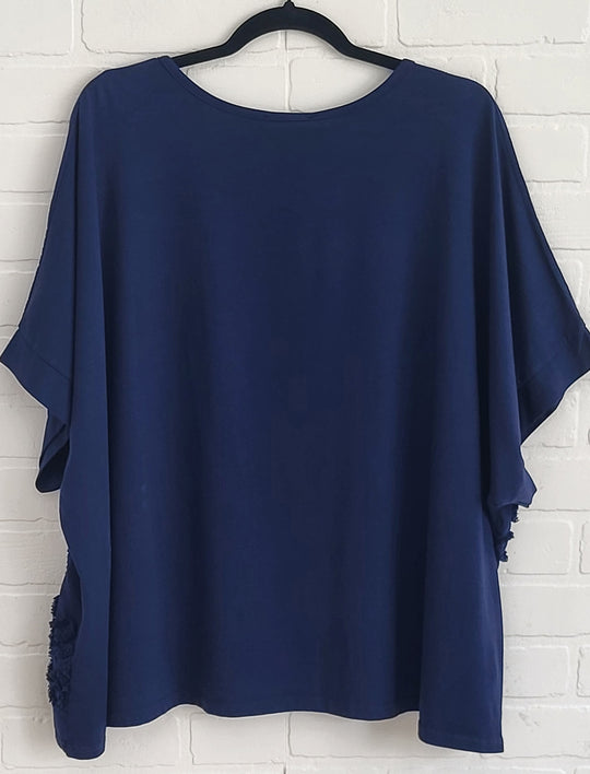Lux Luna Floral Texture Top