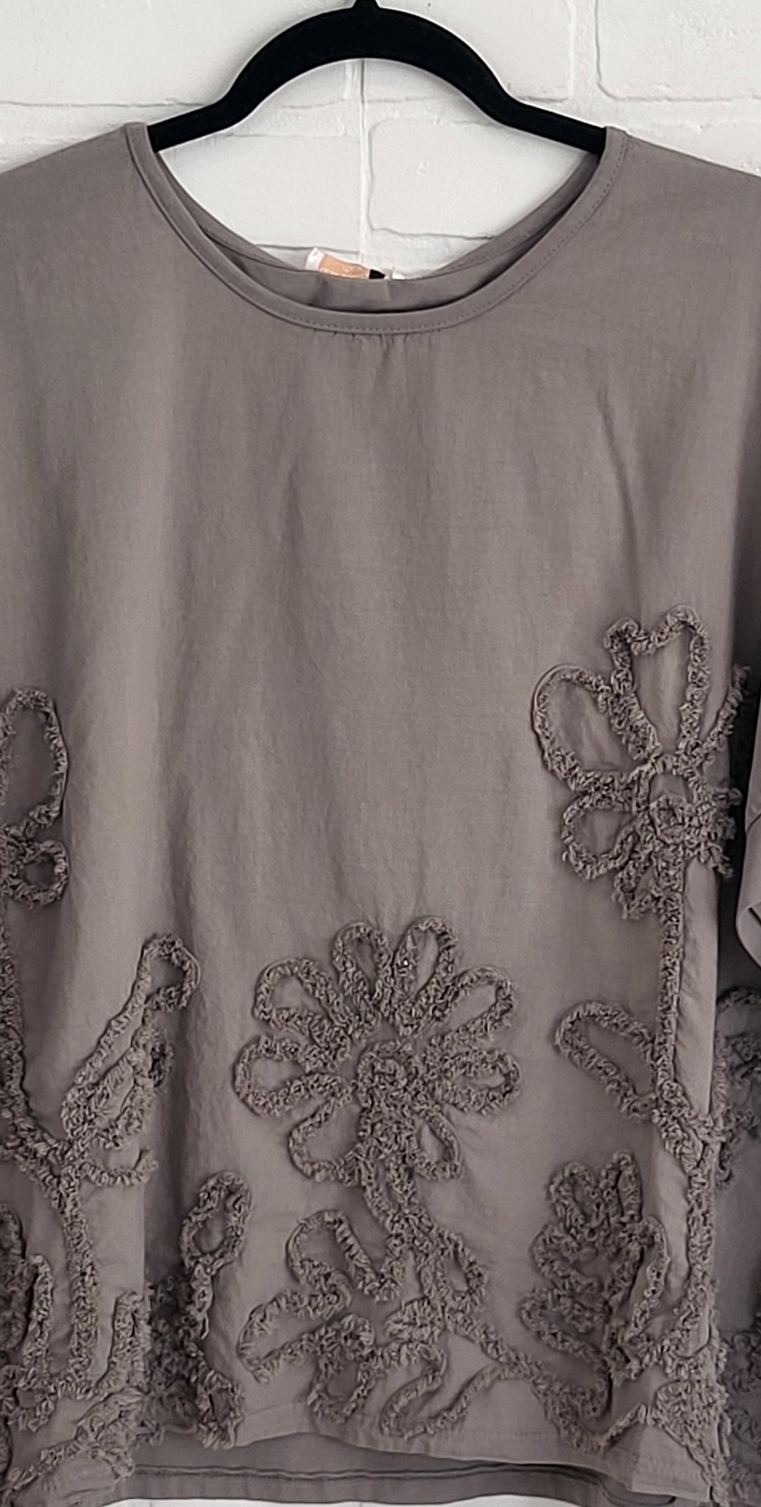 Lux Luna Floral Texture Top