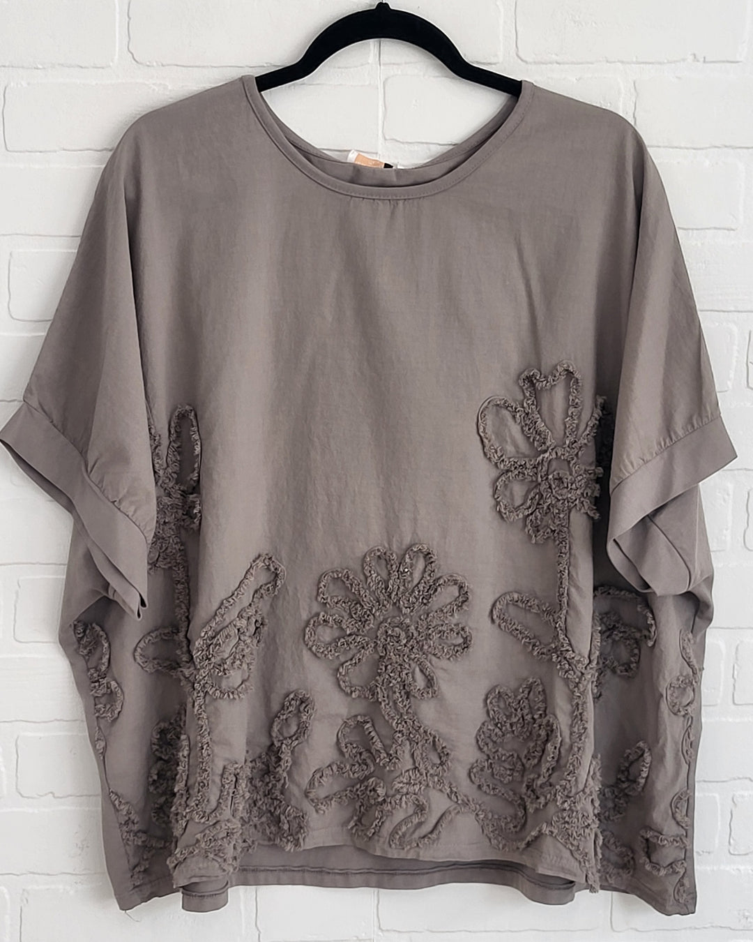 Lux Luna Floral Texture Top