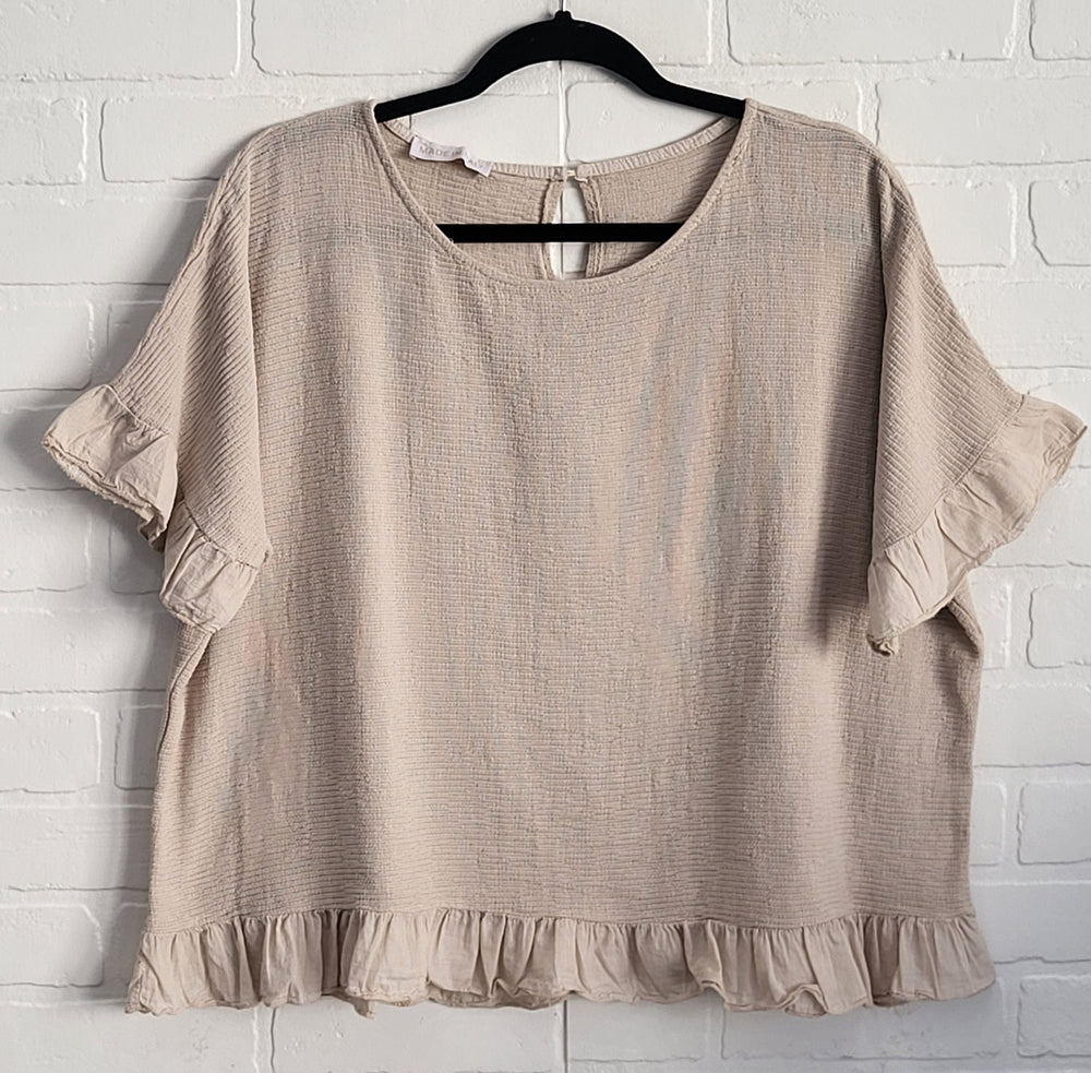 Ariana Ruffle Top ( New Colours in Stock)