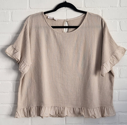 Ariana Ruffle Top ( New Colours in Stock)