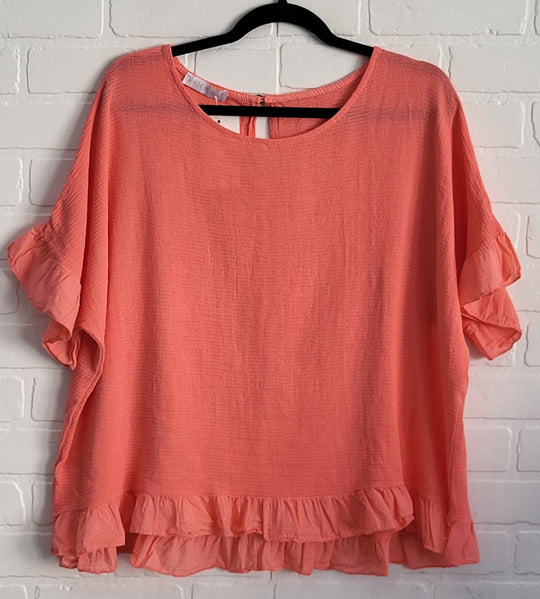 Ariana Ruffle Top ( New Colours in Stock)
