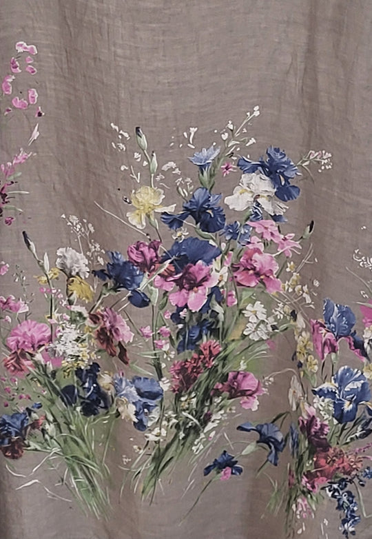 Wildflower Linen Hooded Dress