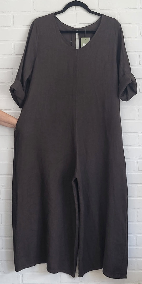 Florence Linen Jumpsuit