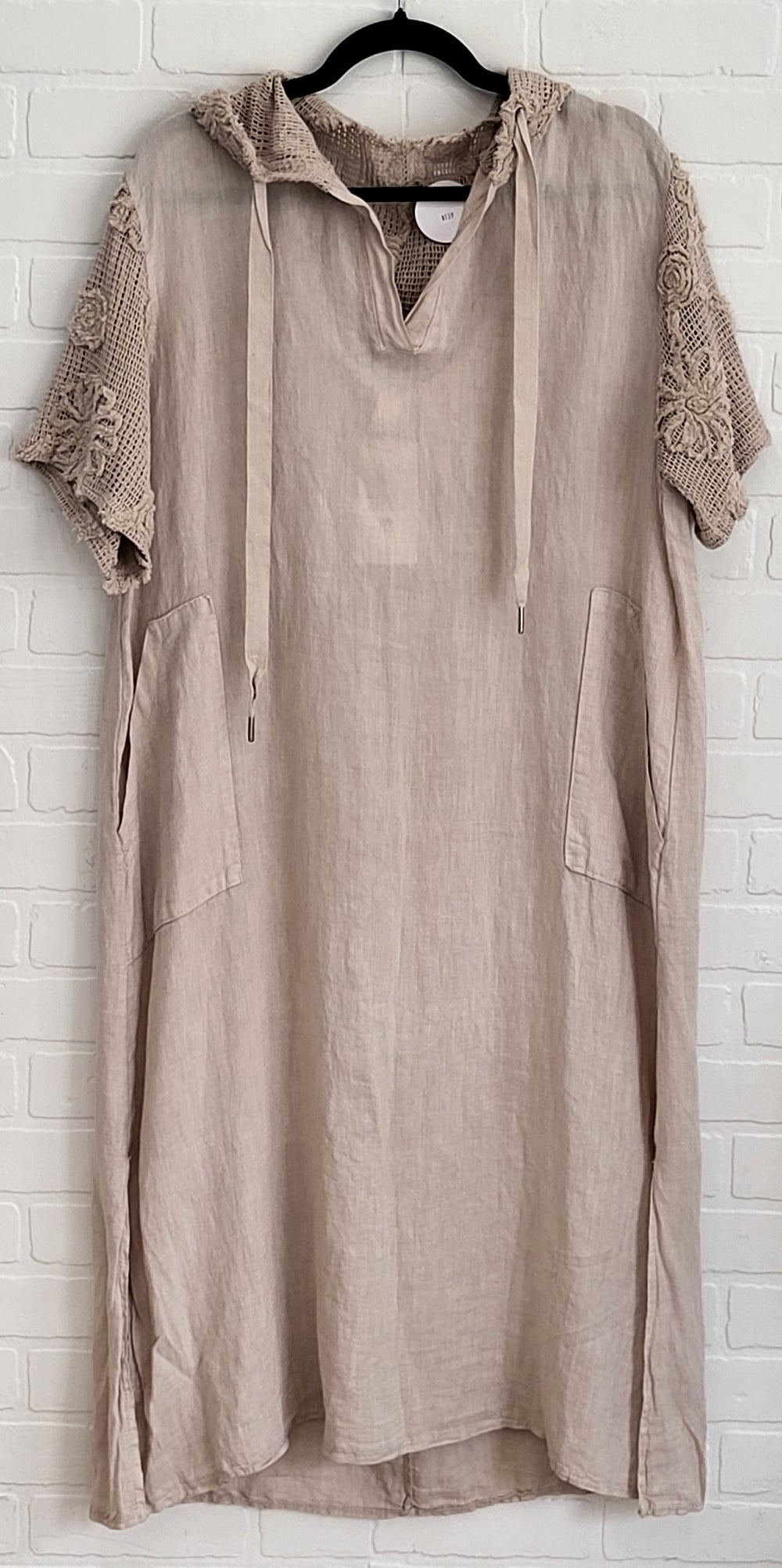 Sienna Lace Hoodie Dress