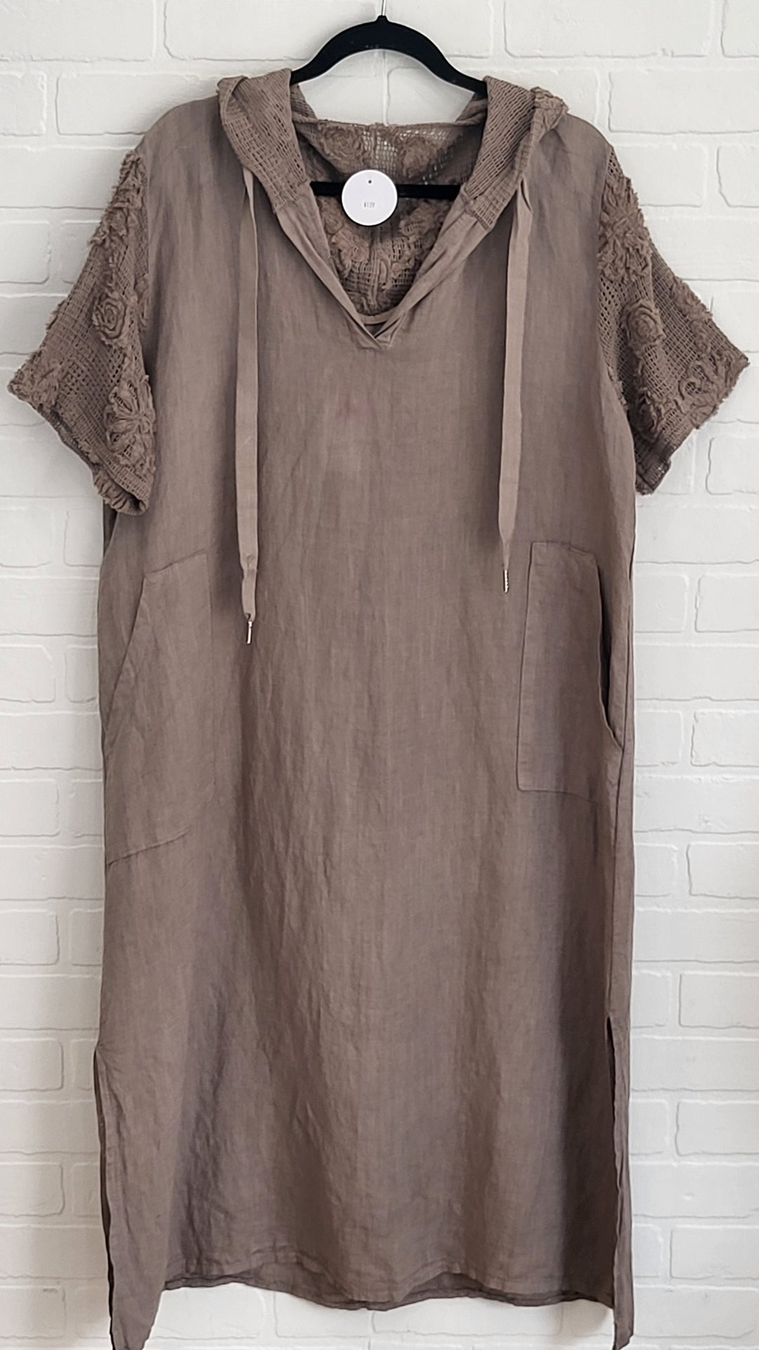 Sienna Lace Hoodie Dress