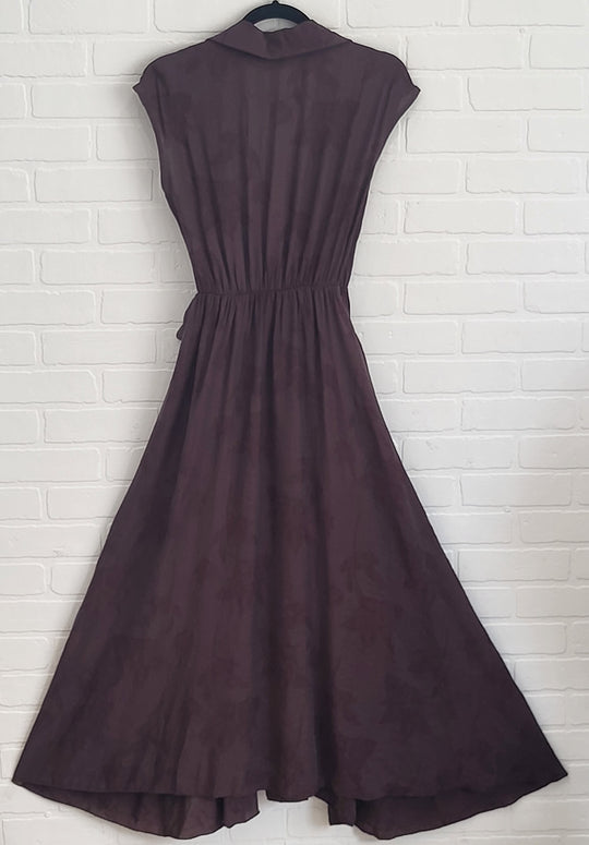 Noir Élan Wrap Dress