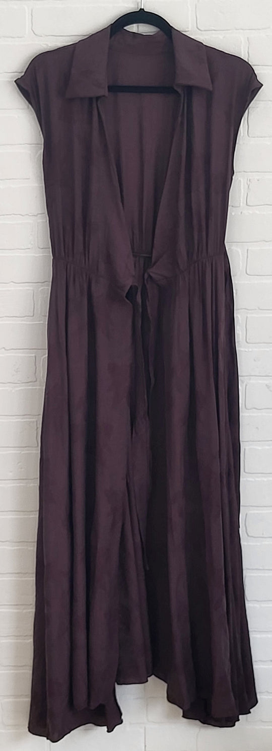 Noir Élan Wrap Dress