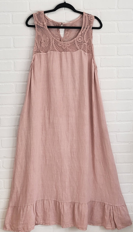 Celine Linen Dress Set