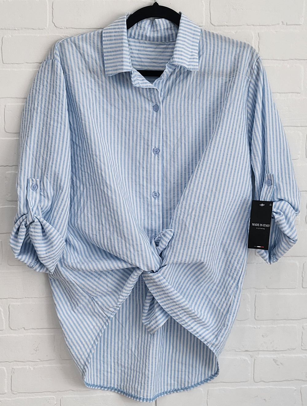 Stripped Button up Shirt