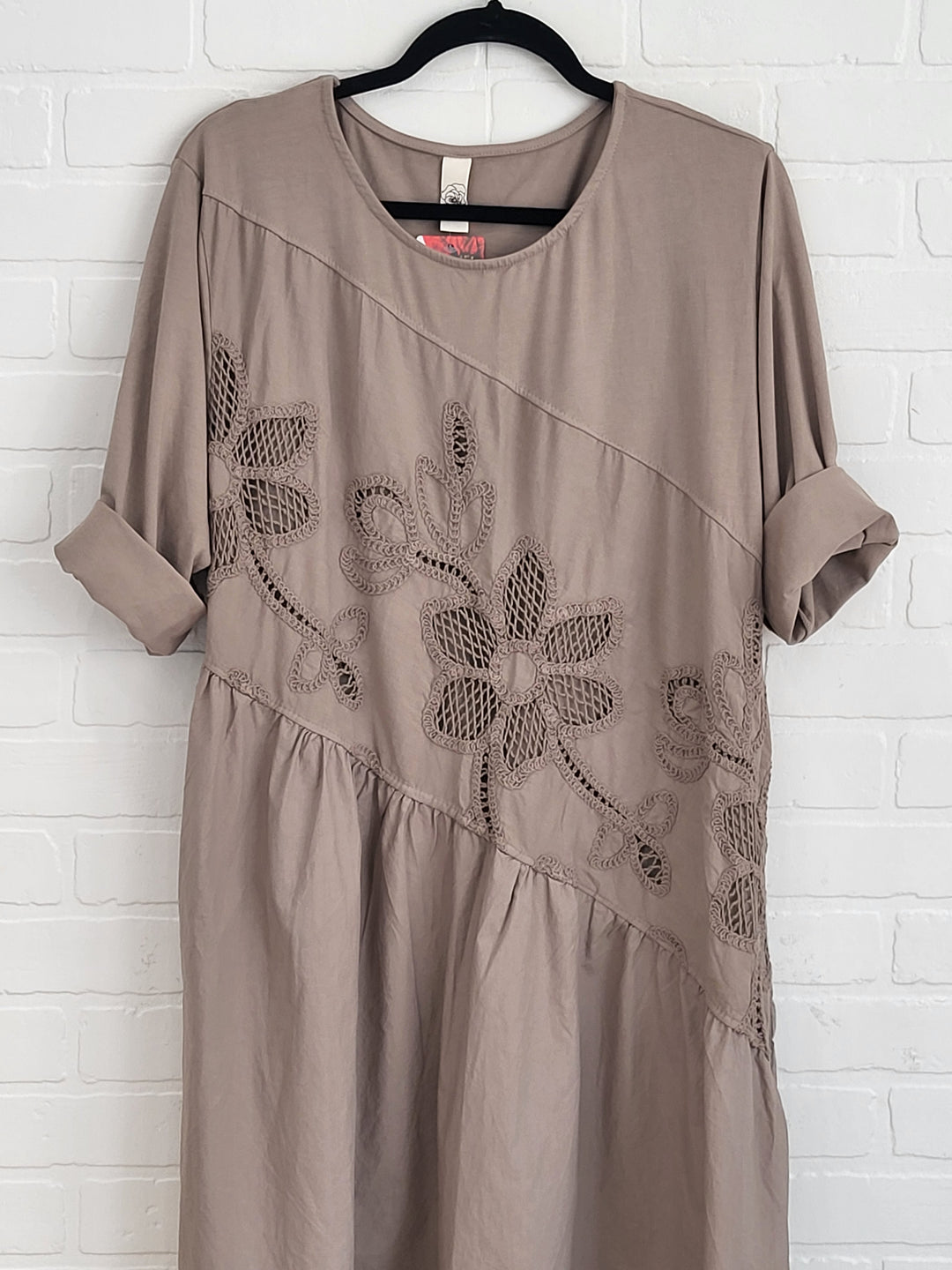 Rosalie Cotton Embroidered Maxi Dress