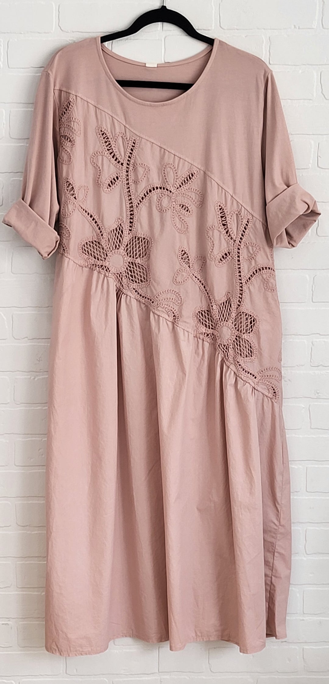 Rosalie Cotton Embroidered Maxi Dress