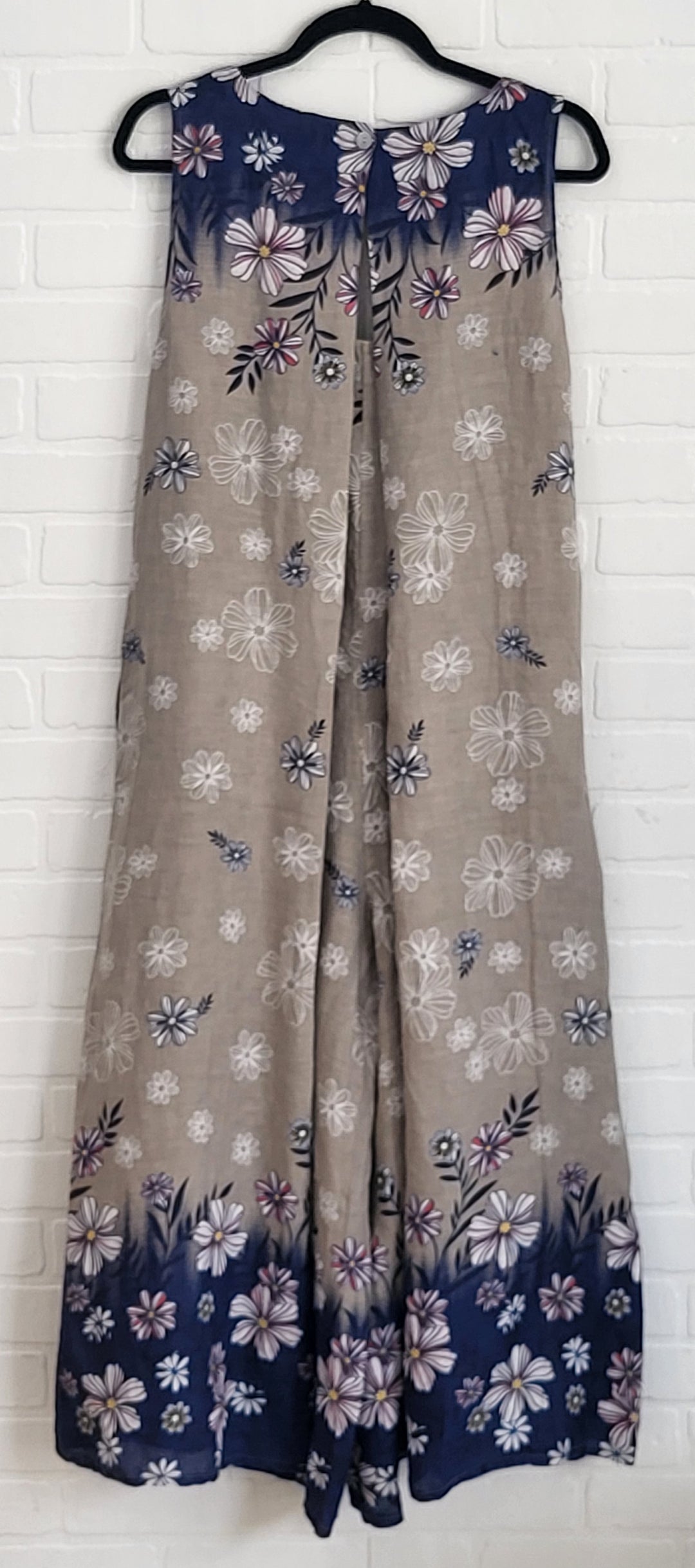 Luna Bloom Linen Jumpsuit