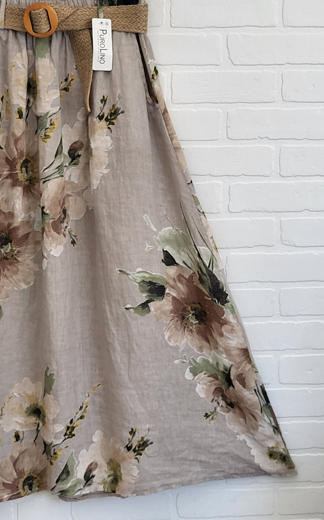Wildflower Linen Skirt