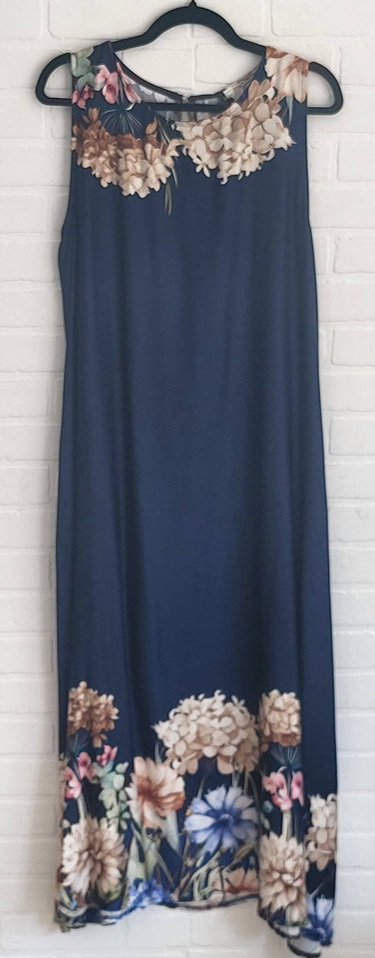 Midnight Satin Maxi Dress