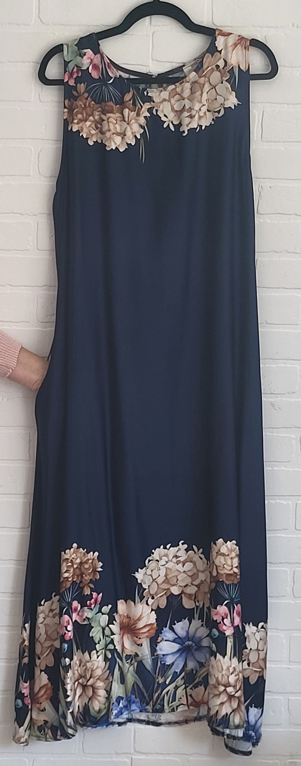 Midnight Satin Maxi Dress