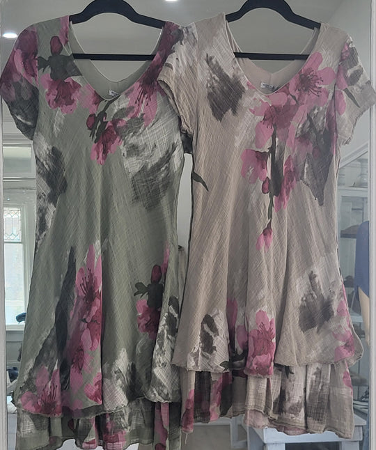 Bella Blossom Layered Dress