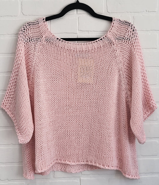 Toscana Air Knit Cotton Top