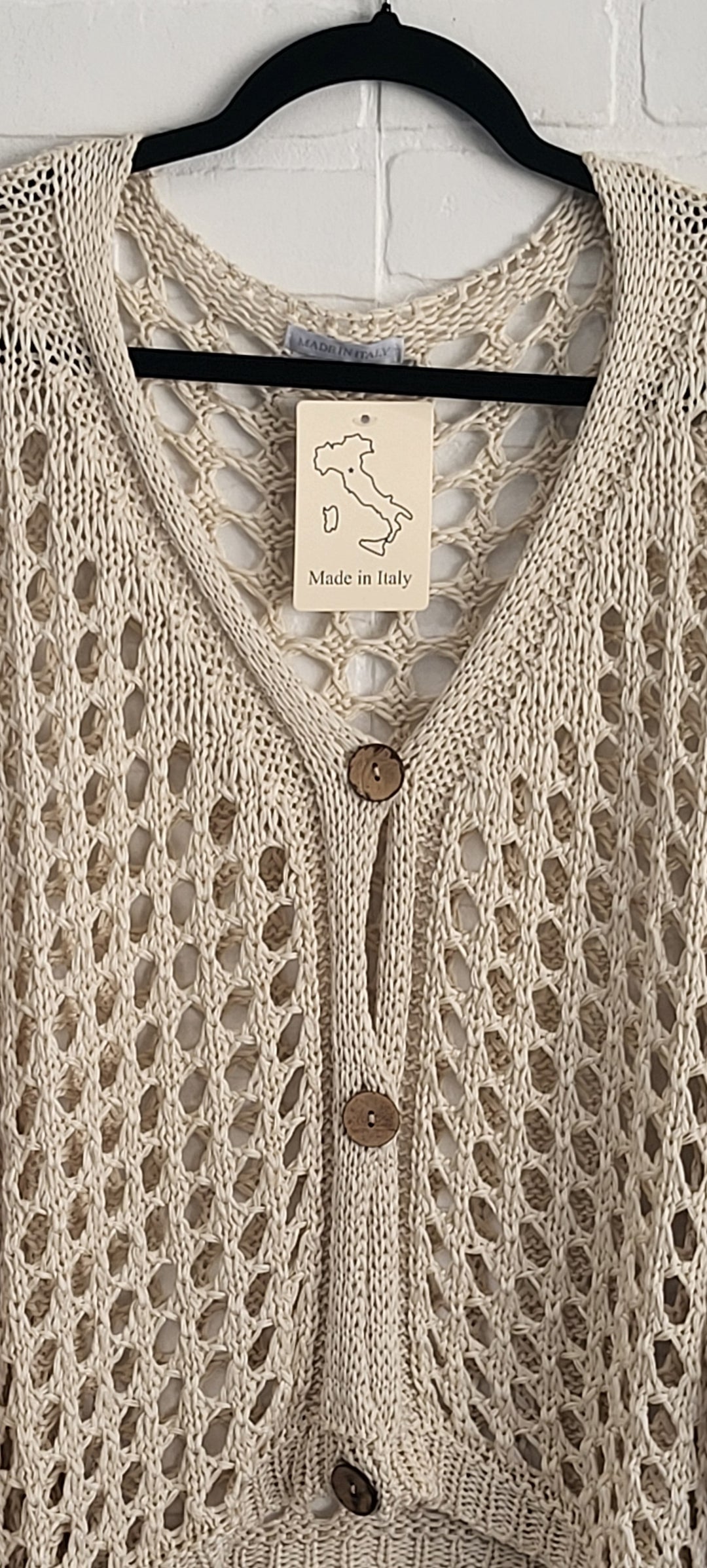 Toscana Crochet Cotton Cardigan