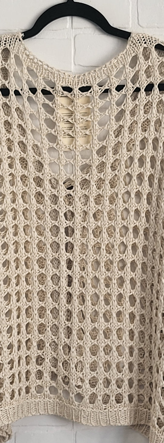 Toscana Crochet Cotton Cardigan