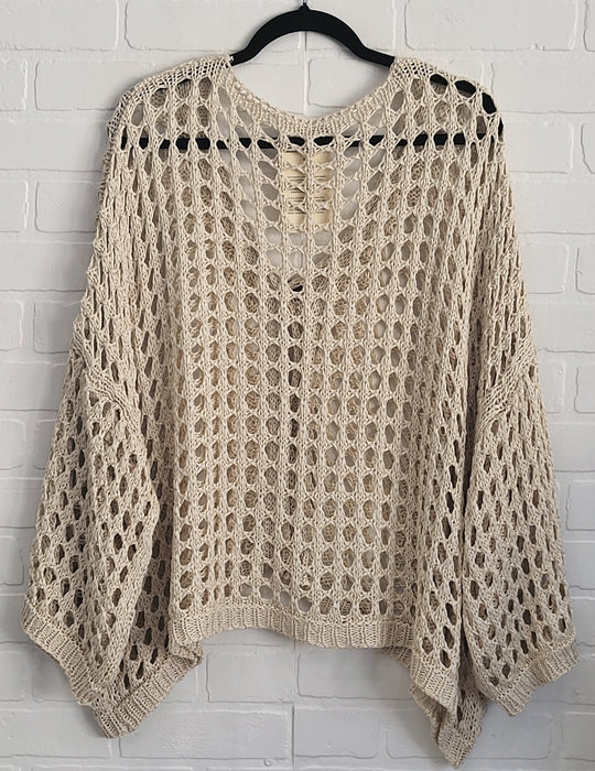 Toscana Crochet Cotton Cardigan