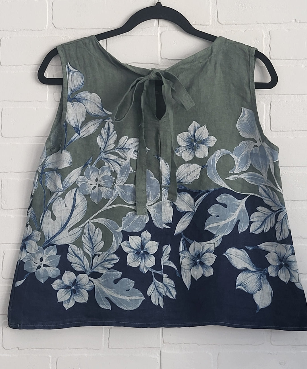 Olive Bloom Linen Set