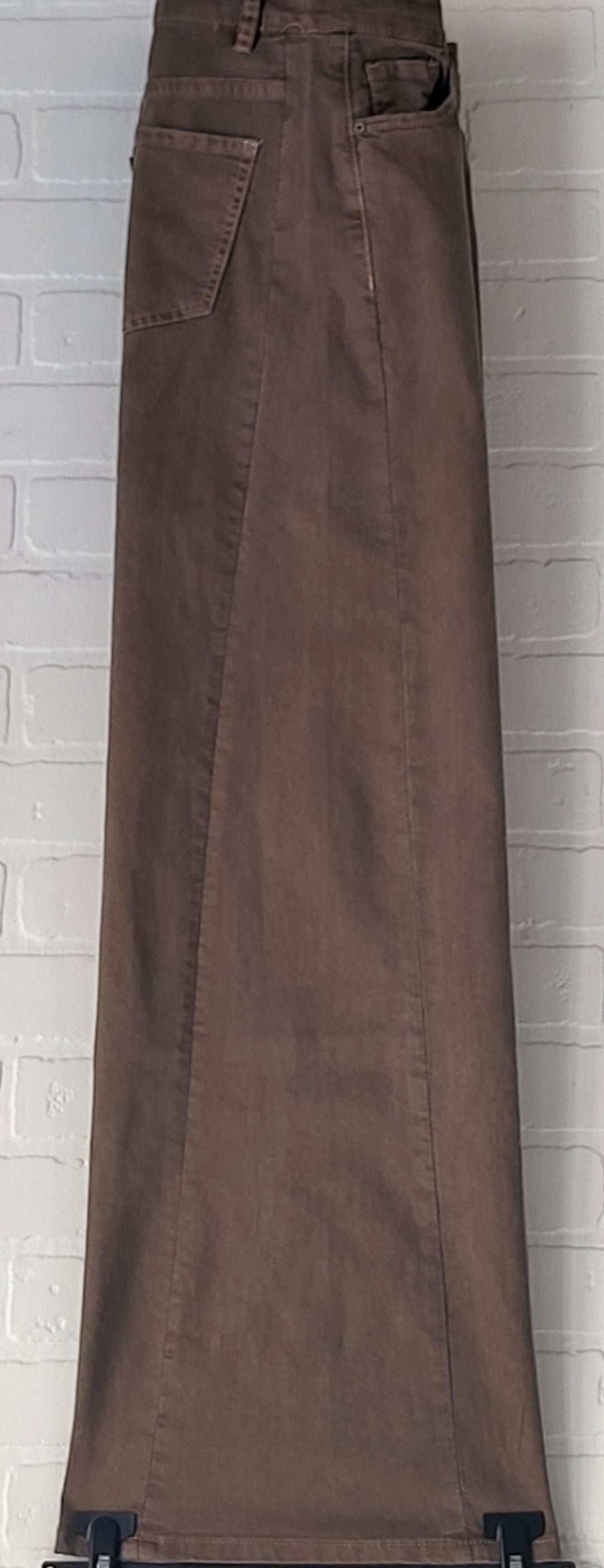 3D Wide Leg Denim Jeans