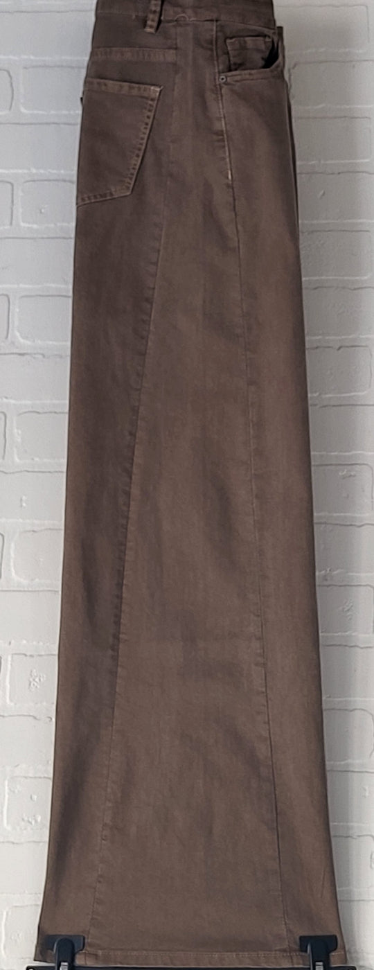 3D Wide Leg Denim Jeans