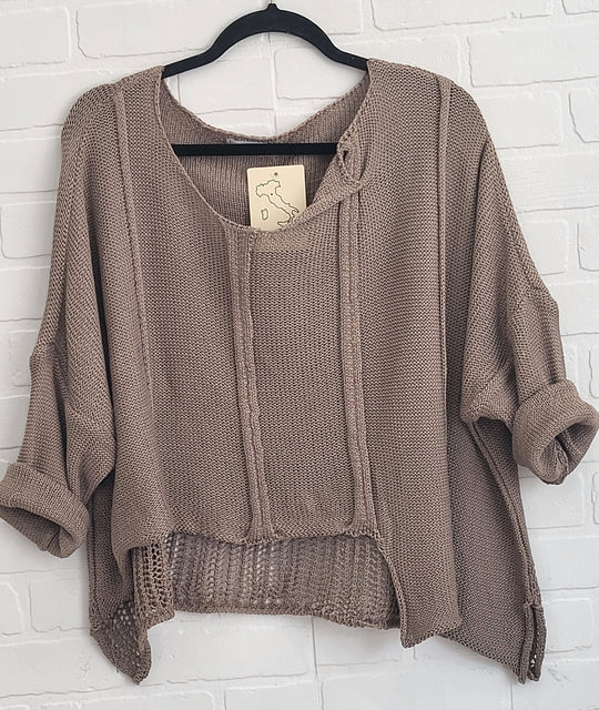 Toscana Asymmetry Cotton Knit