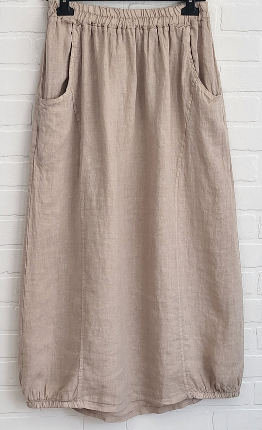 Linen Tulip Skirt
