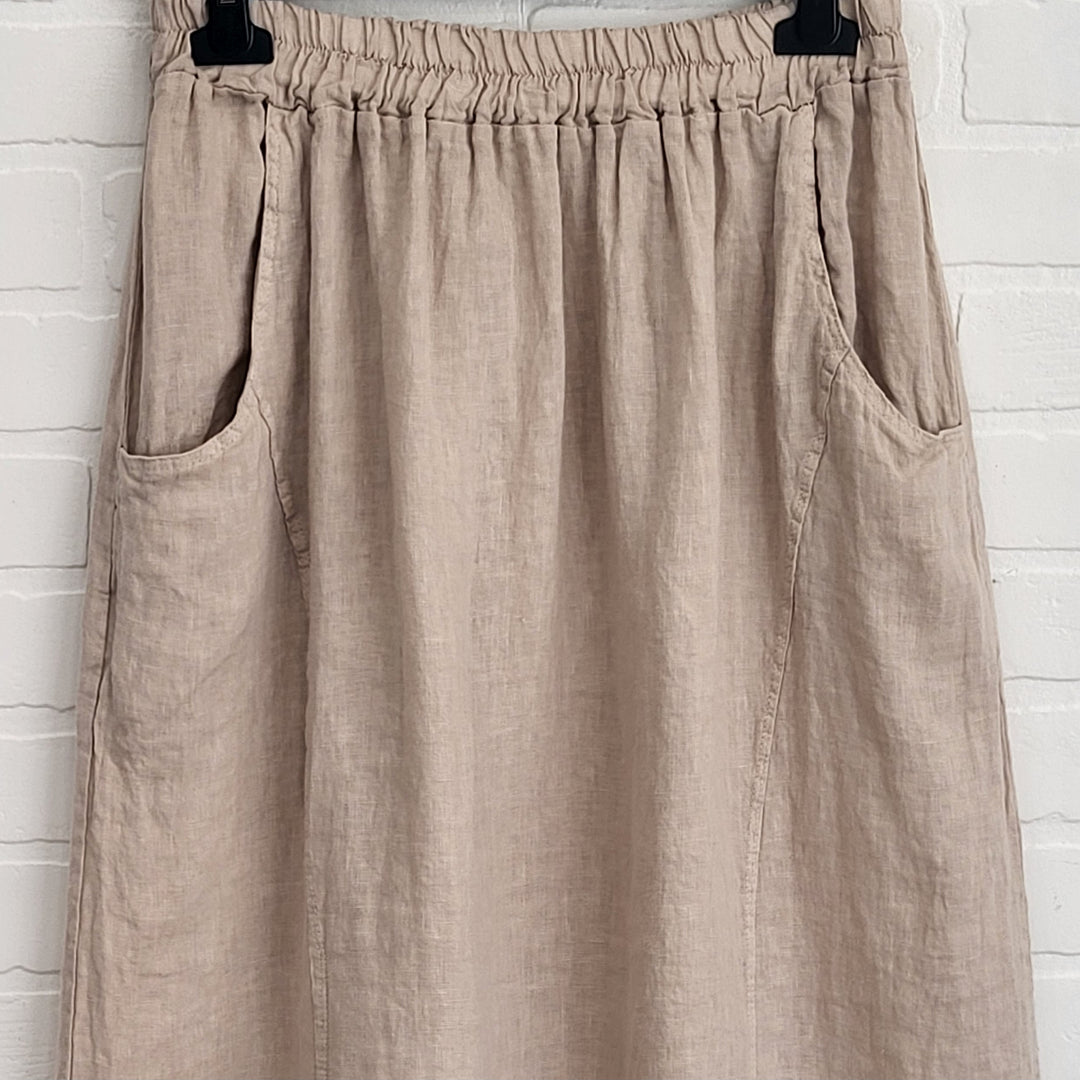 Linen Tulip Skirt