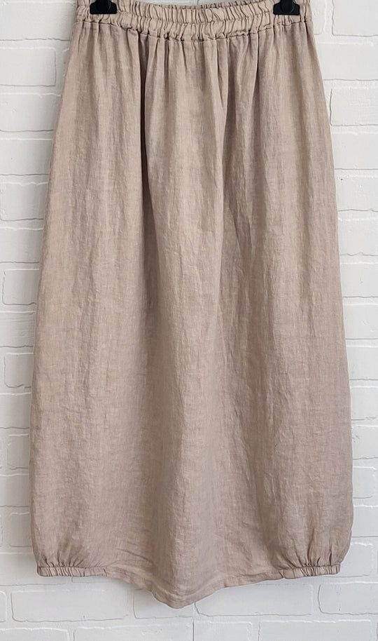 Linen Tulip Skirt