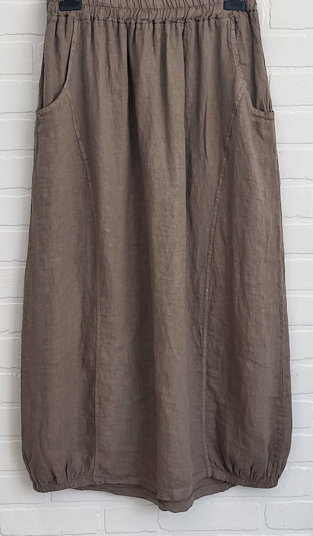 Linen Tulip Skirt