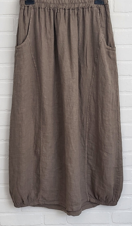 Linen Tulip Skirt