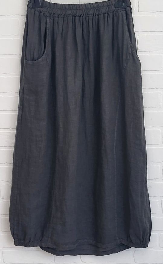 Linen Tulip Skirt