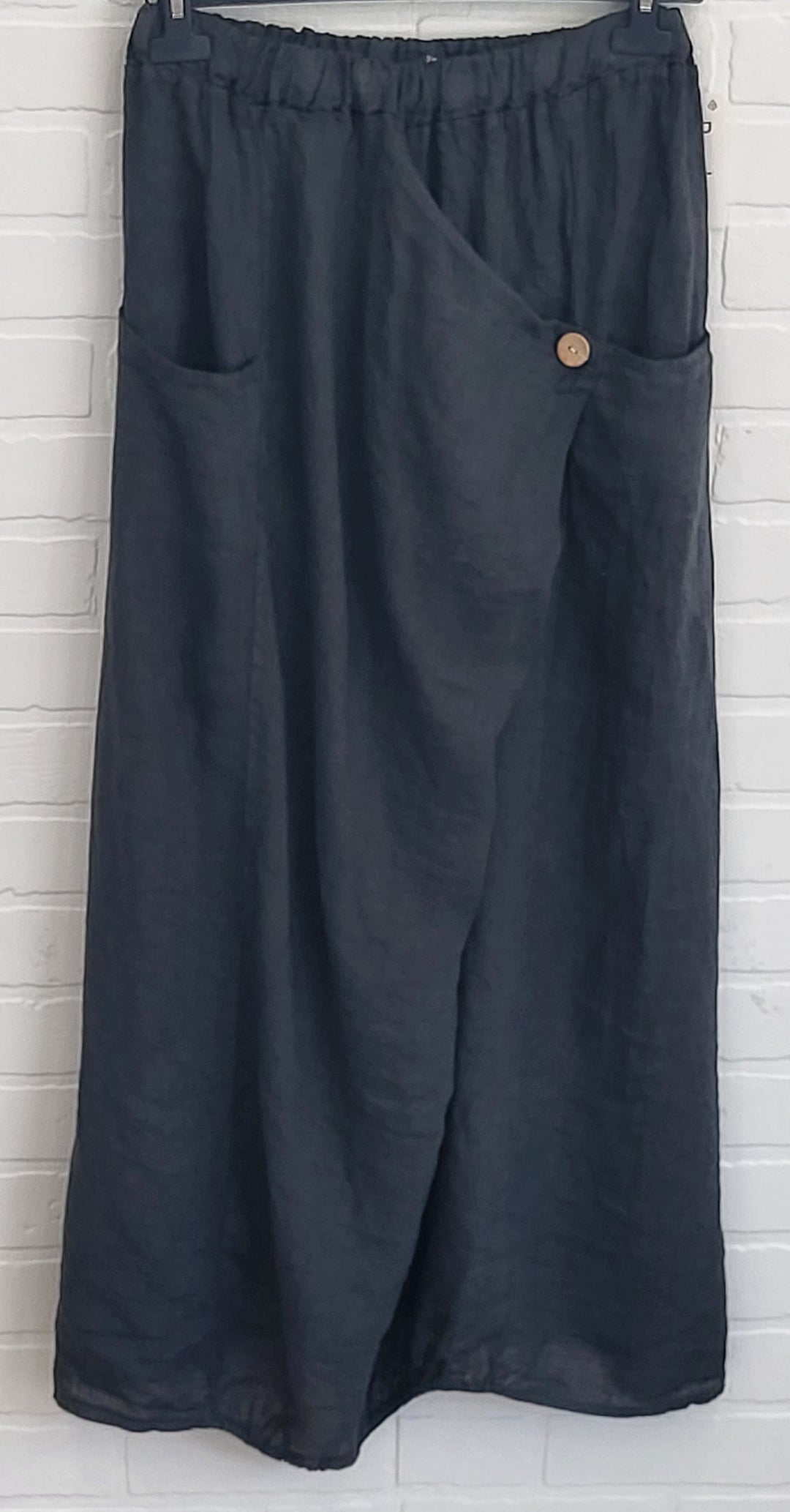 Porto Fold Linen Skirt