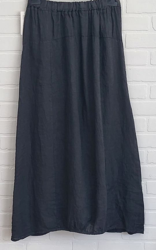 Porto Fold Linen Skirt