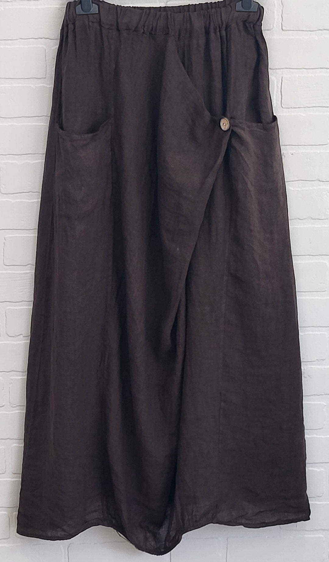 Porto Fold Linen Skirt