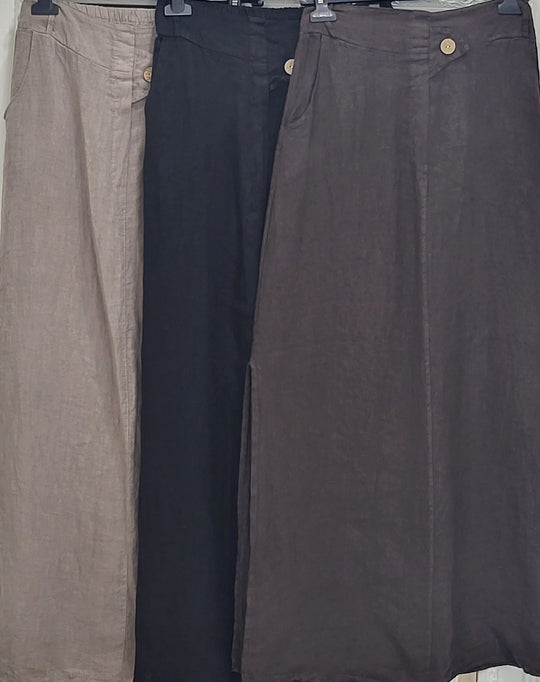 Linen Pencil Skirt