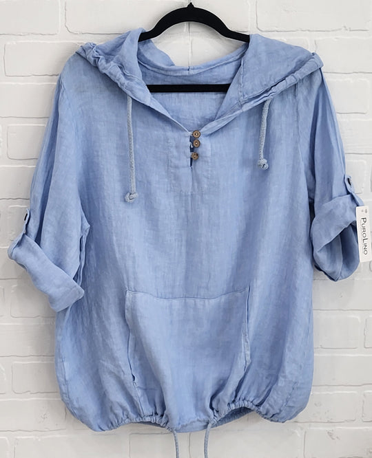 Cherish Linen Hoodie