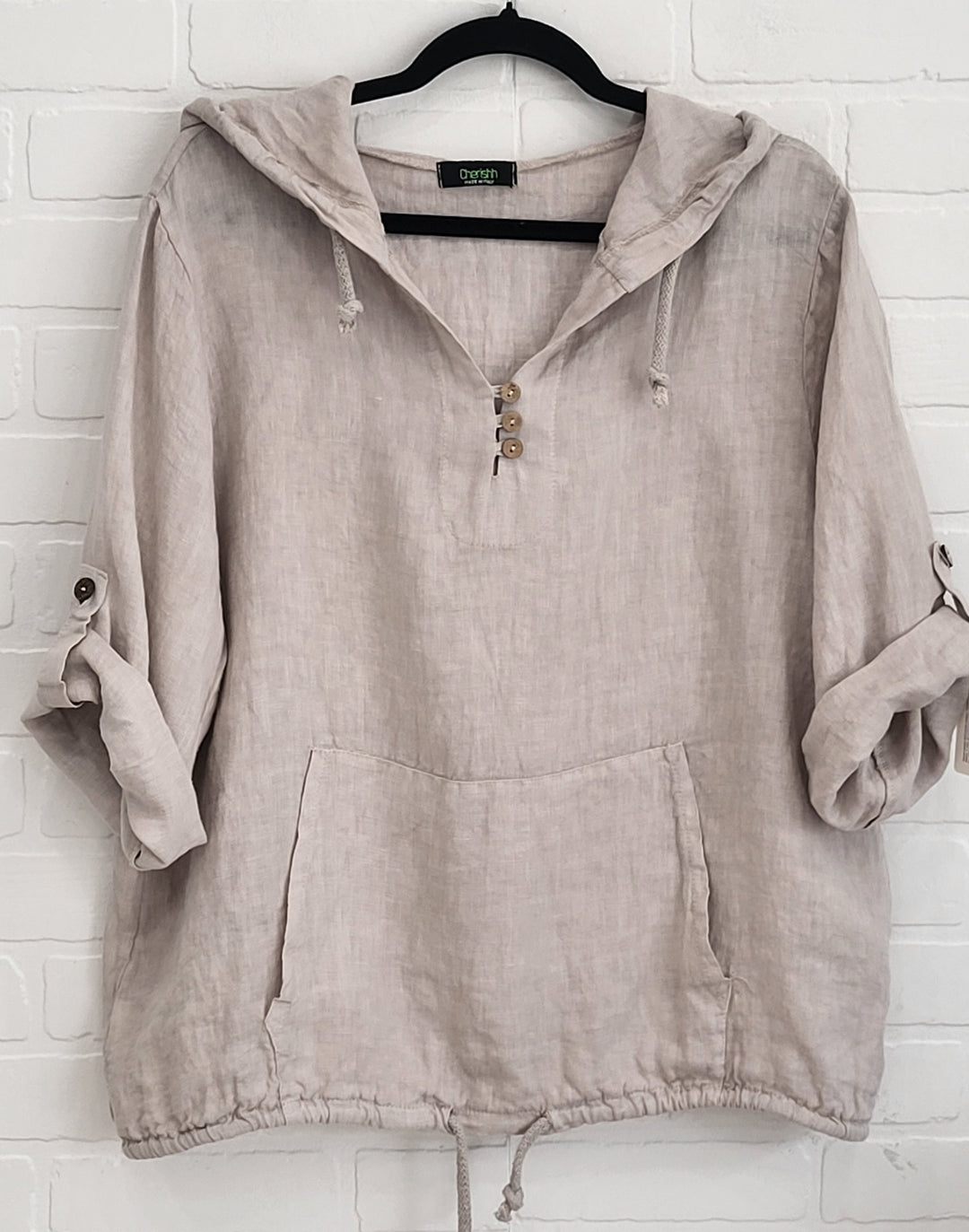 Cherish Linen Hoodie