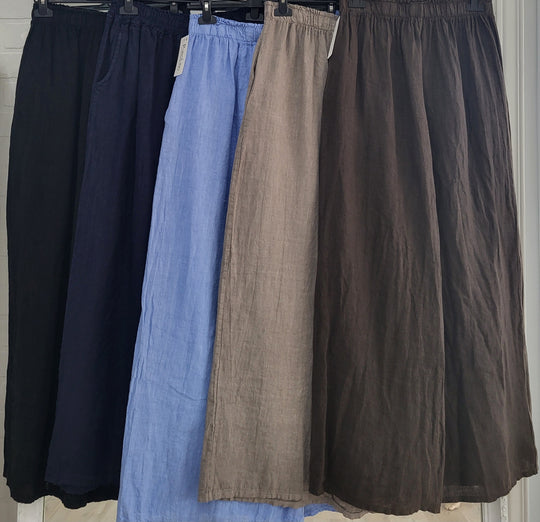 Linen Wide Leg Pants