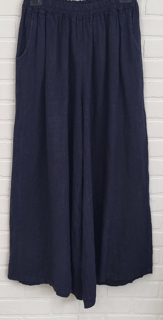 Linen Wide Leg Pants