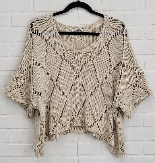 Toscana Open Knit Top