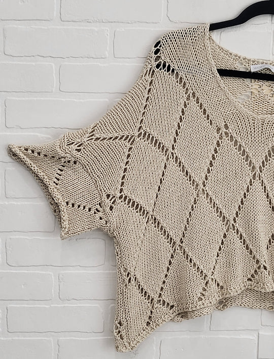 Toscana Open Knit Top