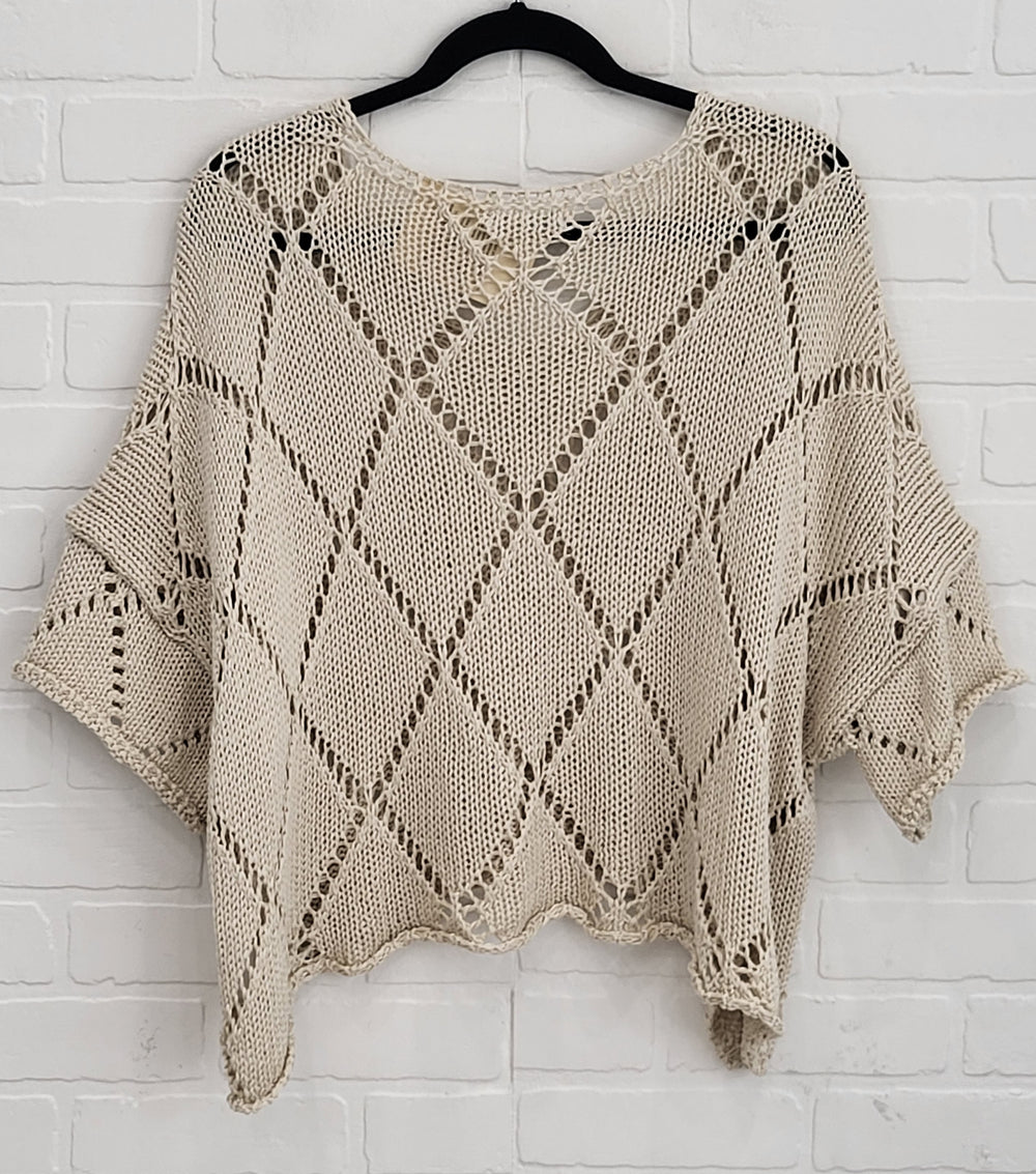 Toscana Open Knit Top